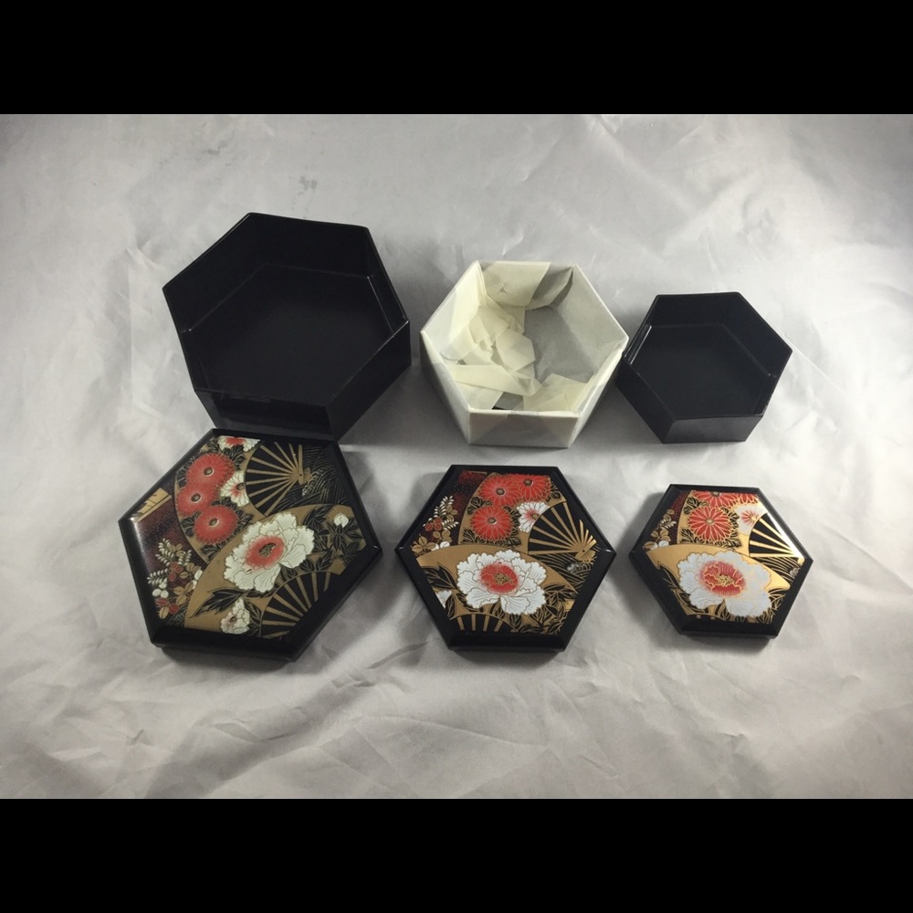 Vintage Chinese Nesting Boxes - Picture 4 of 5